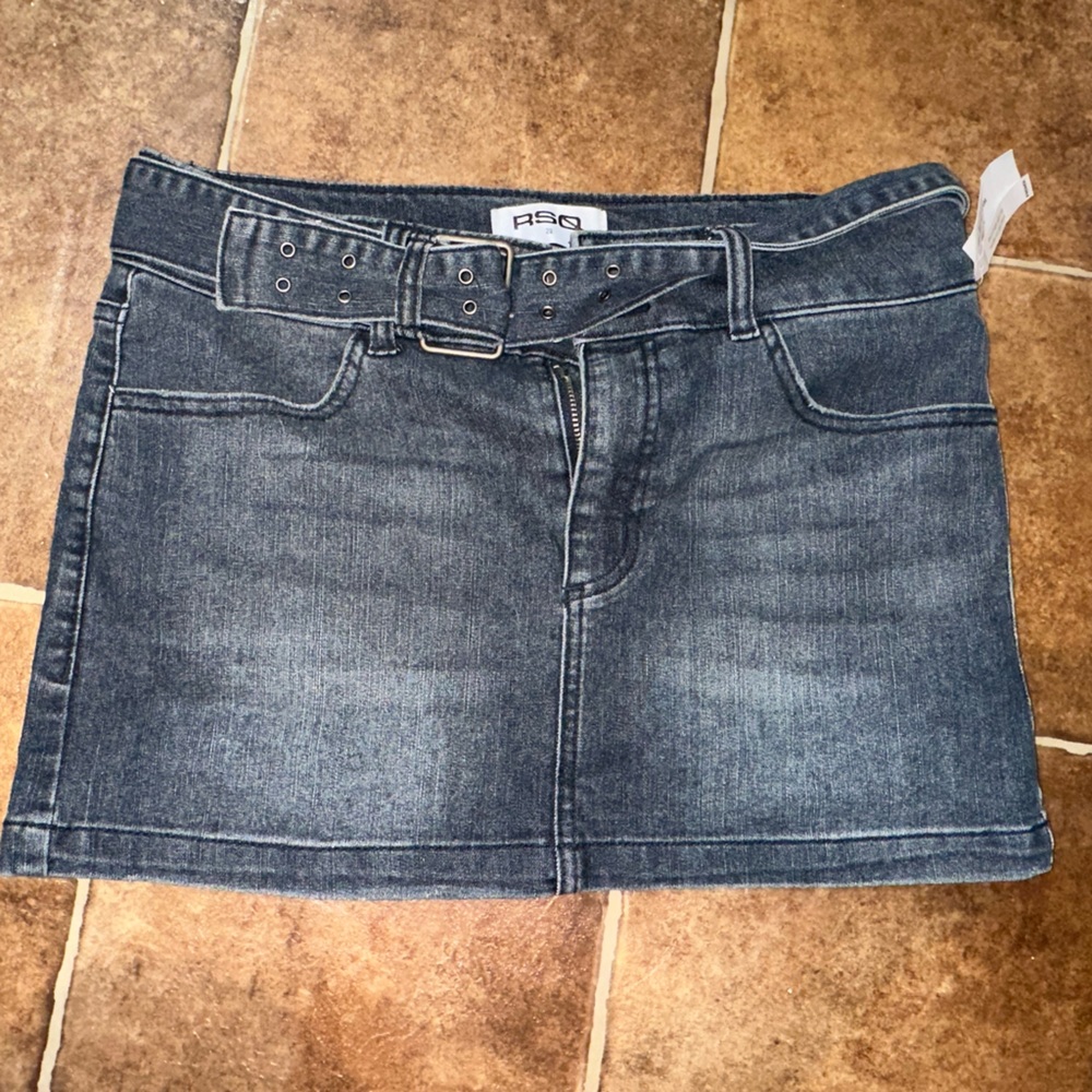 Tilly’s mini jeans skirt